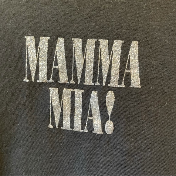 Mama Mia Black Short Sleeve Tee Small - Picture 3 of 5